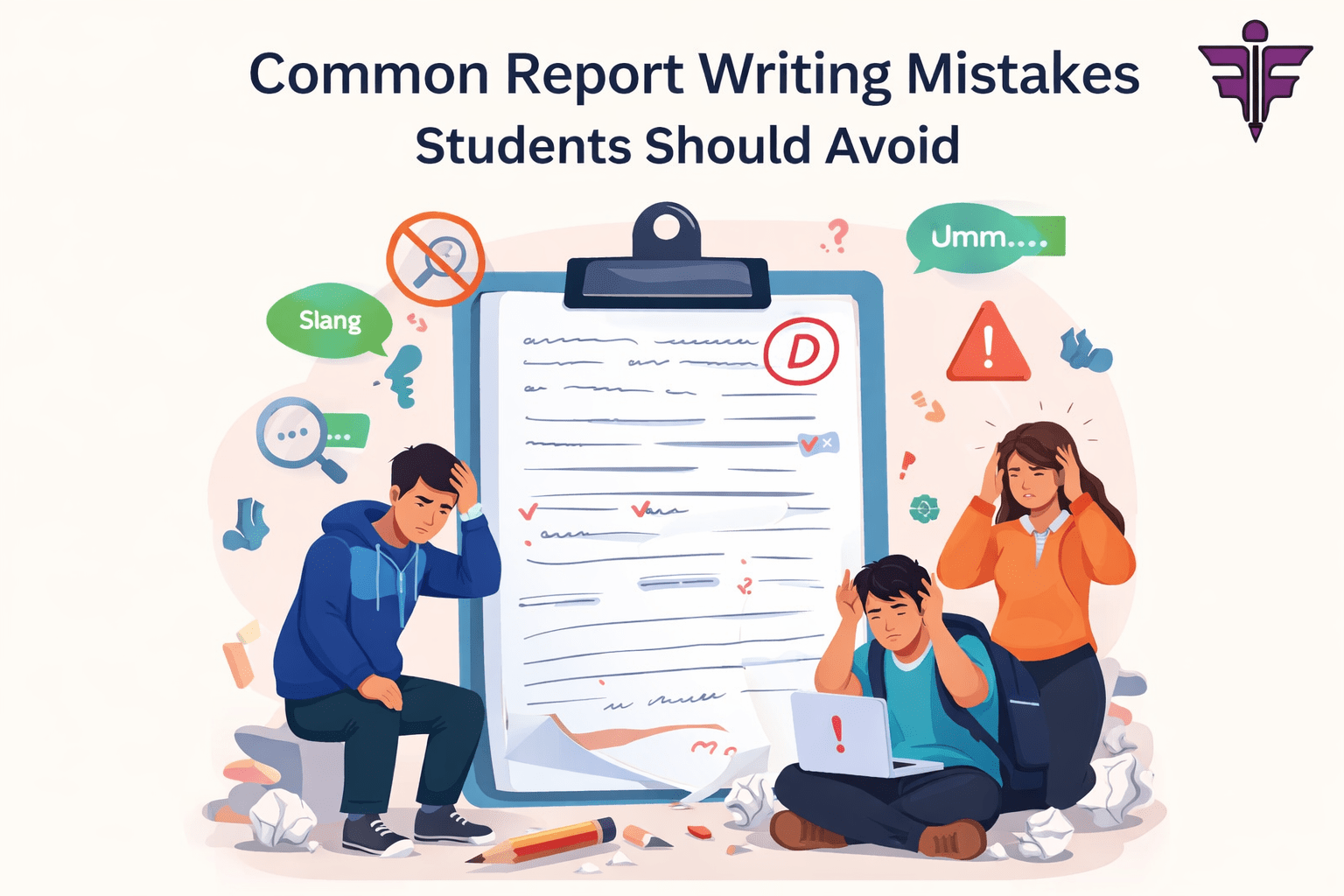 Common report writing mistakes students should avoid in academic reports