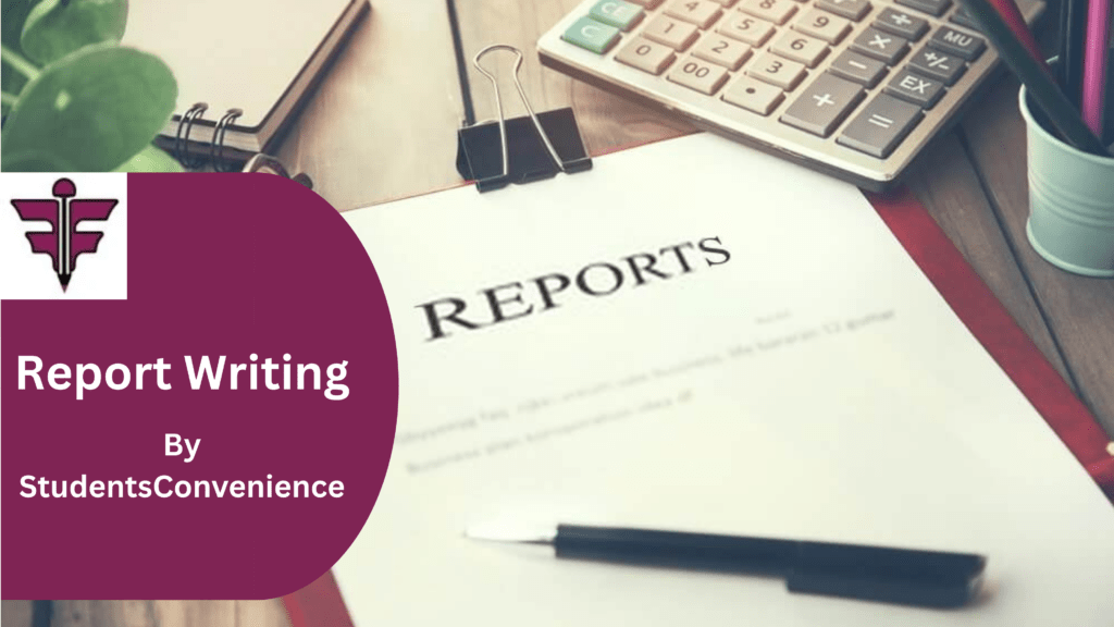 Students developing report writing skills for academic success